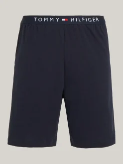 Stroje Domowe*Tommy Hilfiger Dżersejowe Szorty Z Logo DESERT SKY