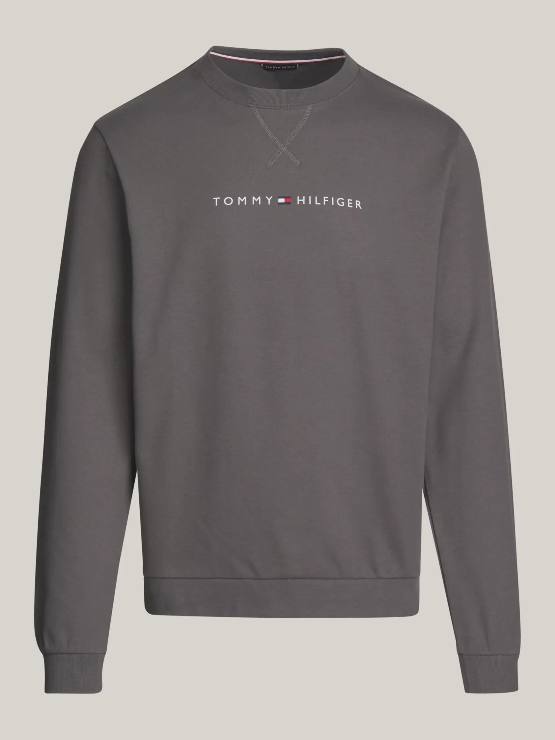 Stroje Domowe*Tommy Hilfiger Domowa Bluza TH Original Z Logo DARK ASH