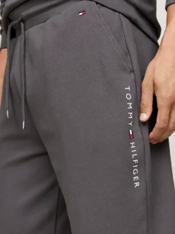 Stroje Domowe*Tommy Hilfiger Domowe Joggery TH Original Z Logo DARK ASH