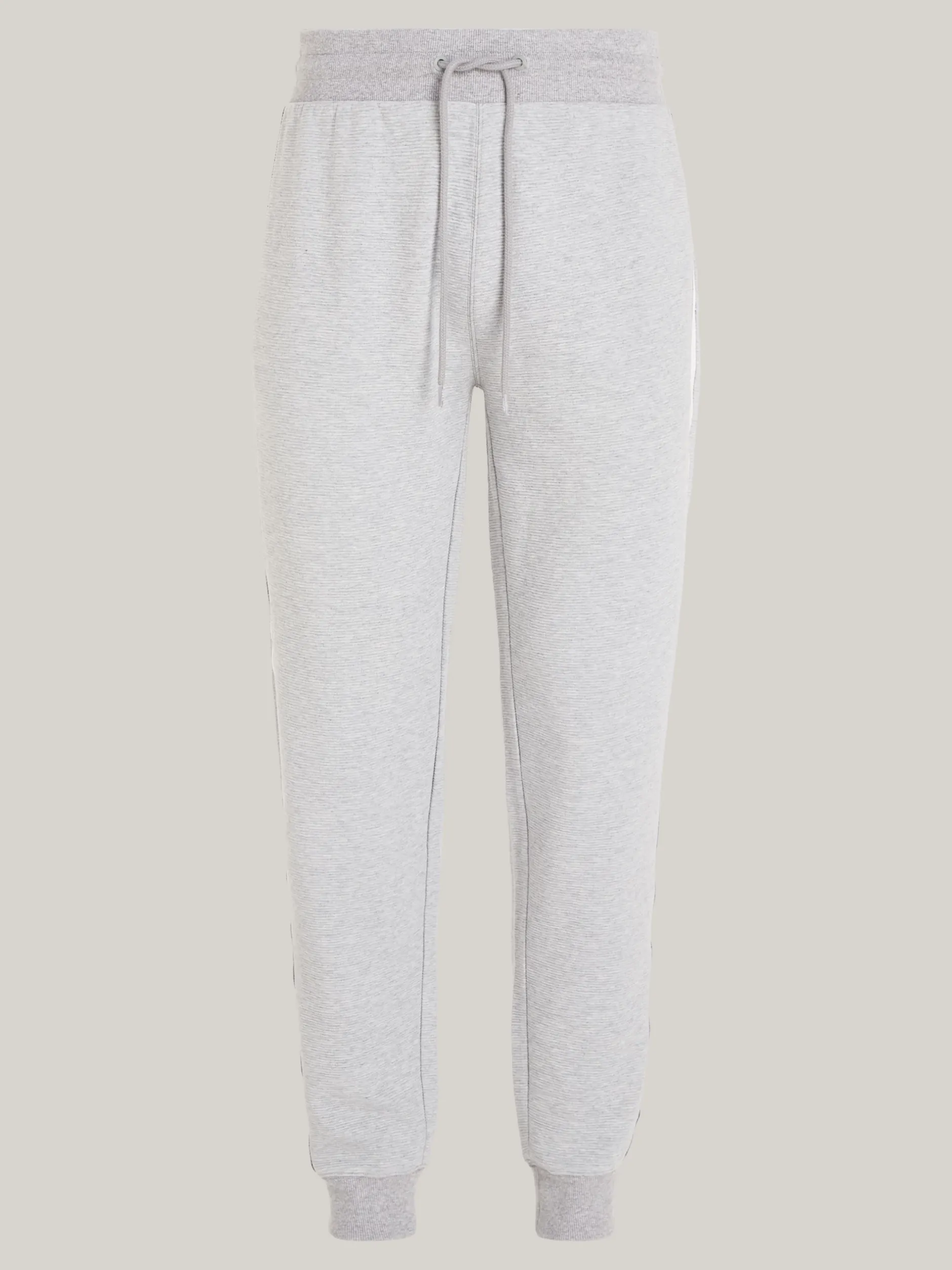 Stroje Domowe*Tommy Hilfiger Domowe Joggery Ze ściągaczami TH Established LIGHT GREY HEATHER