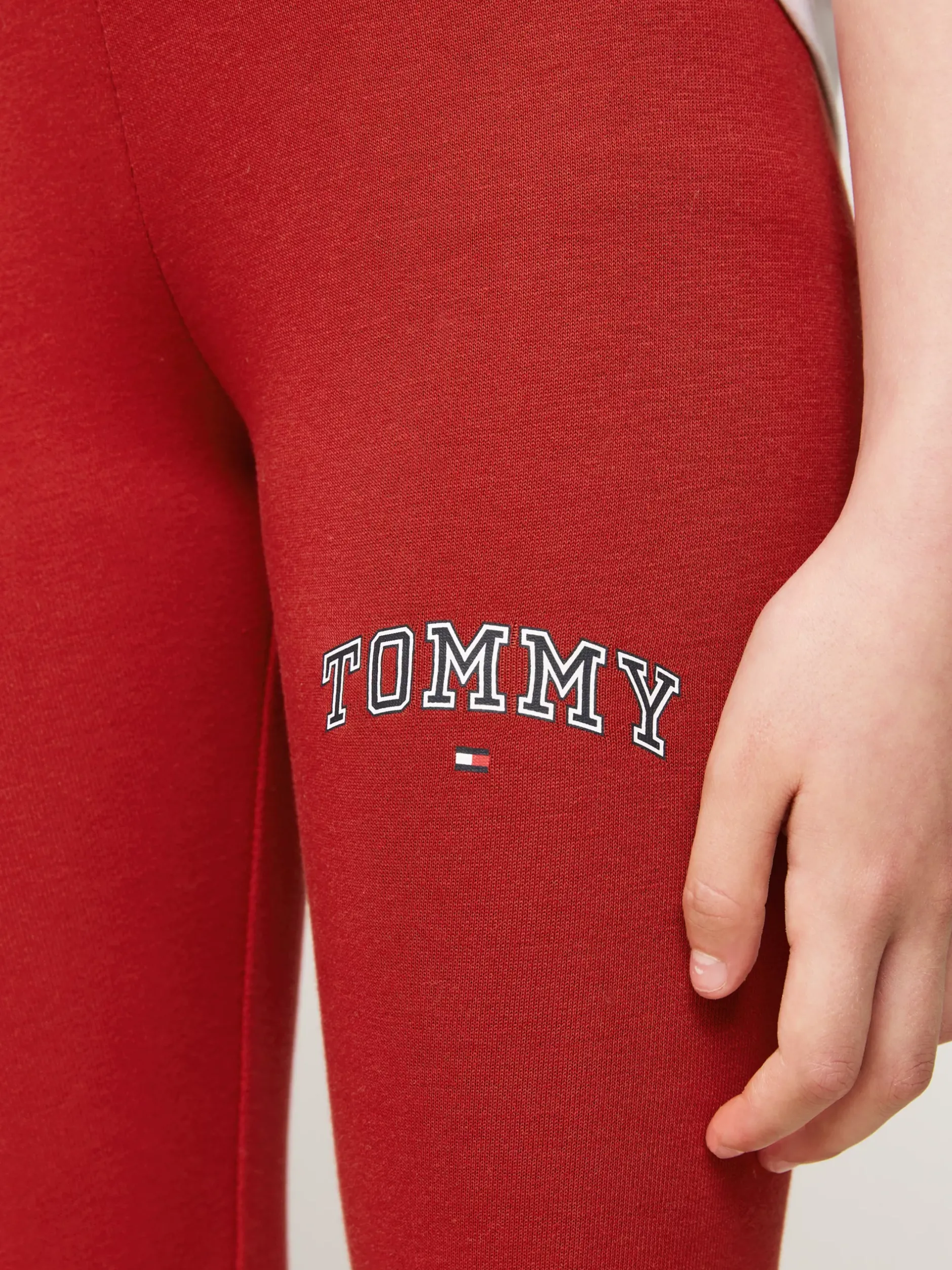 Spodnie, Szorty I Spódnice*Tommy Hilfiger Dopasowane Legginsy O Pełnej Długości DARK MAGMA