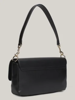 Torebki Na Pasku*Tommy Hilfiger Duża Torebka TH Soft Na Ramię BLACK