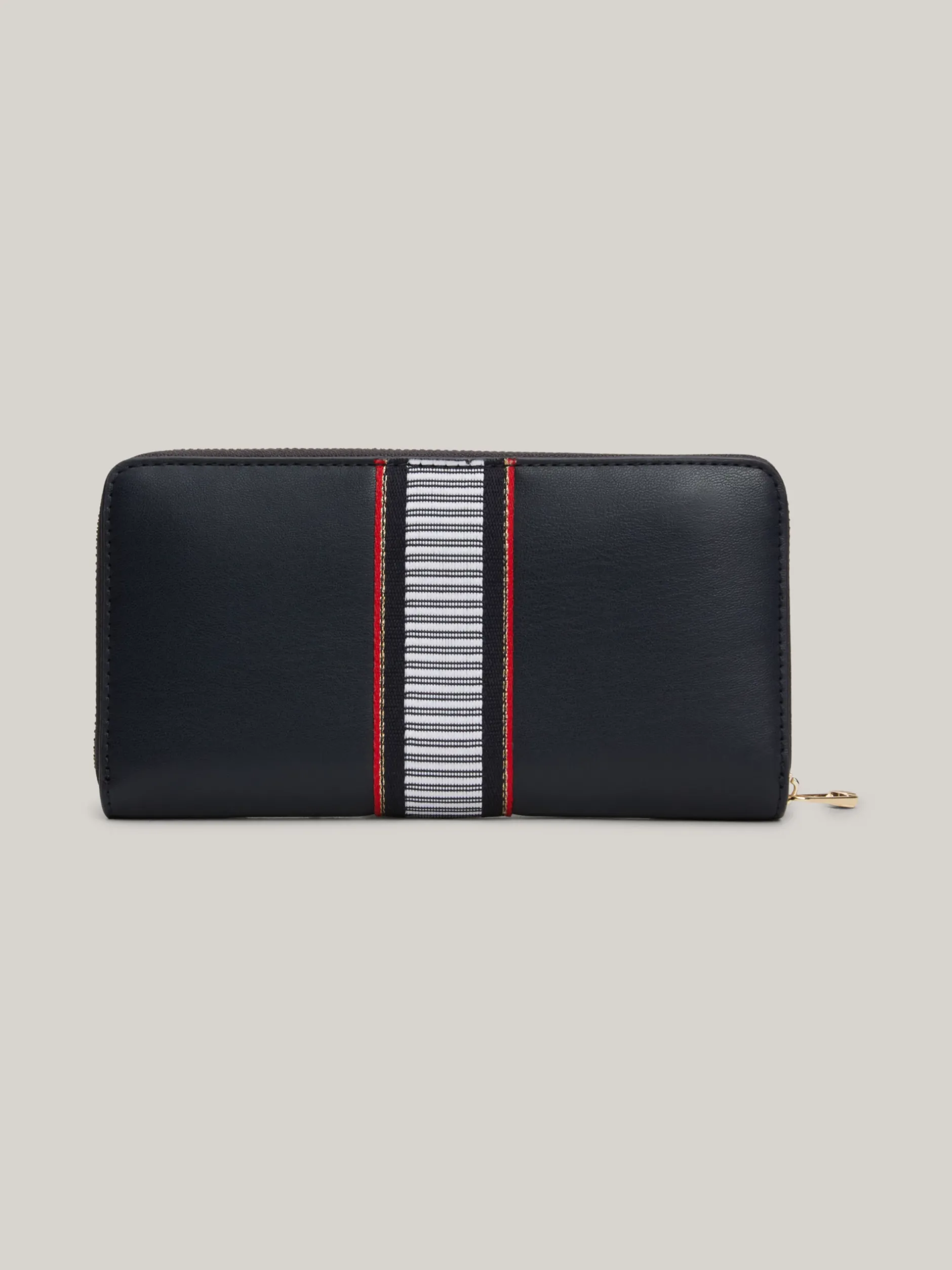 Portfele & Breloczki Do Kluczy*Tommy Hilfiger Duży Portfel Z Parcianymi Detalami SPACE BLUE