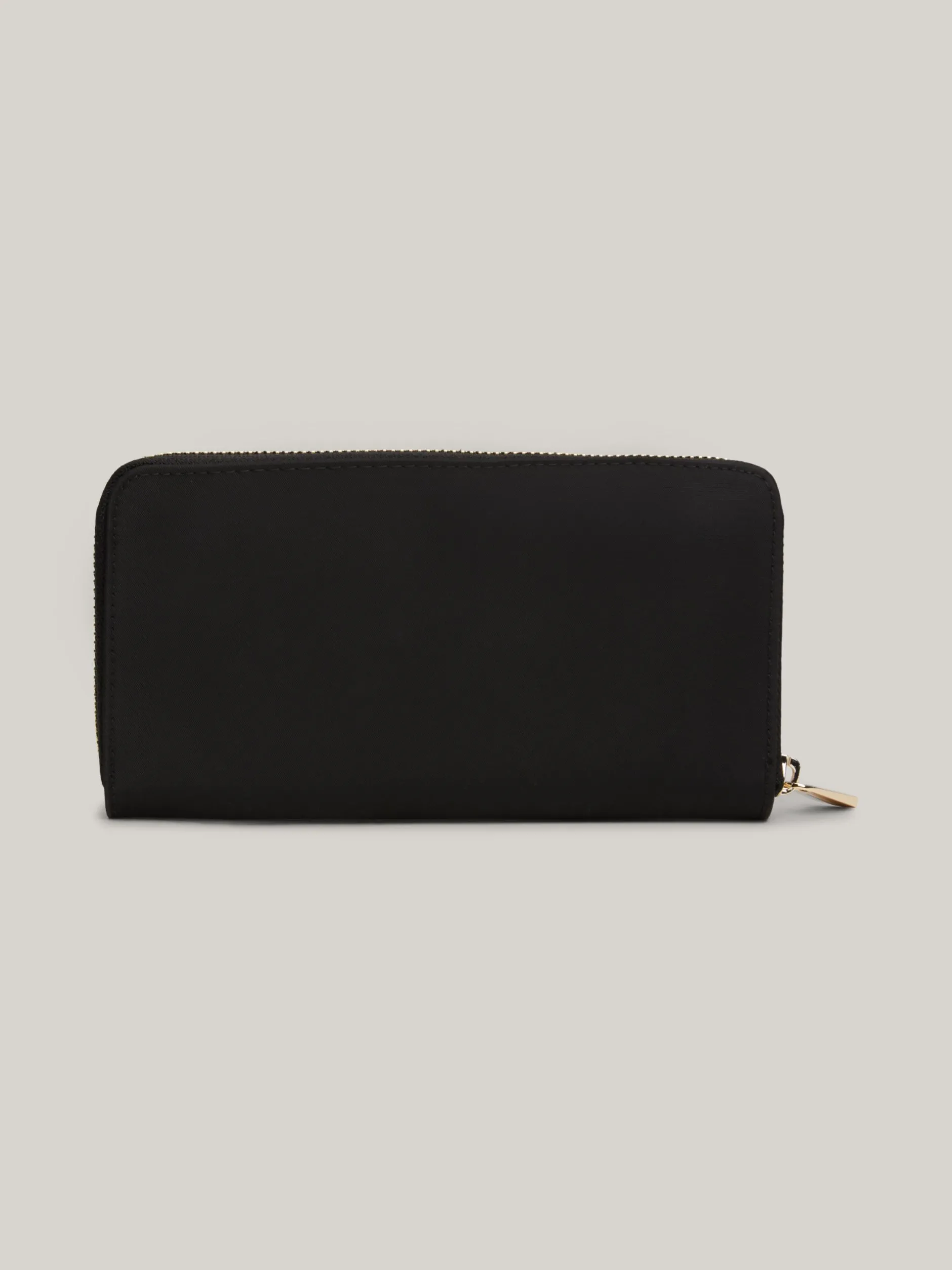 Portfele & Breloczki Do Kluczy*Tommy Hilfiger Duży Portfel Z Zapięciem Na Zamek BLACK