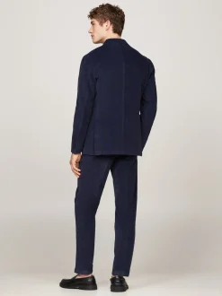 Garnitury I Kostiumy*Tommy Hilfiger Dwuczęściowy Aksamitny Garnitur BLUE