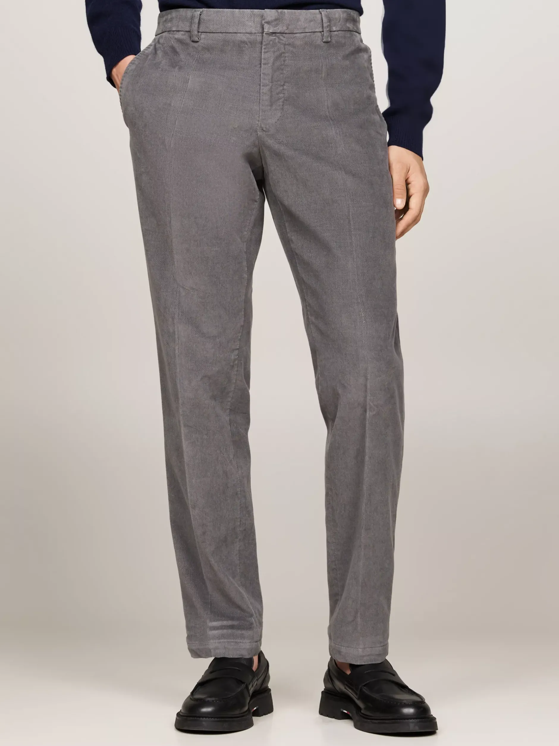 Garnitury I Kostiumy*Tommy Hilfiger Dwuczęściowy Aksamitny Garnitur GREY