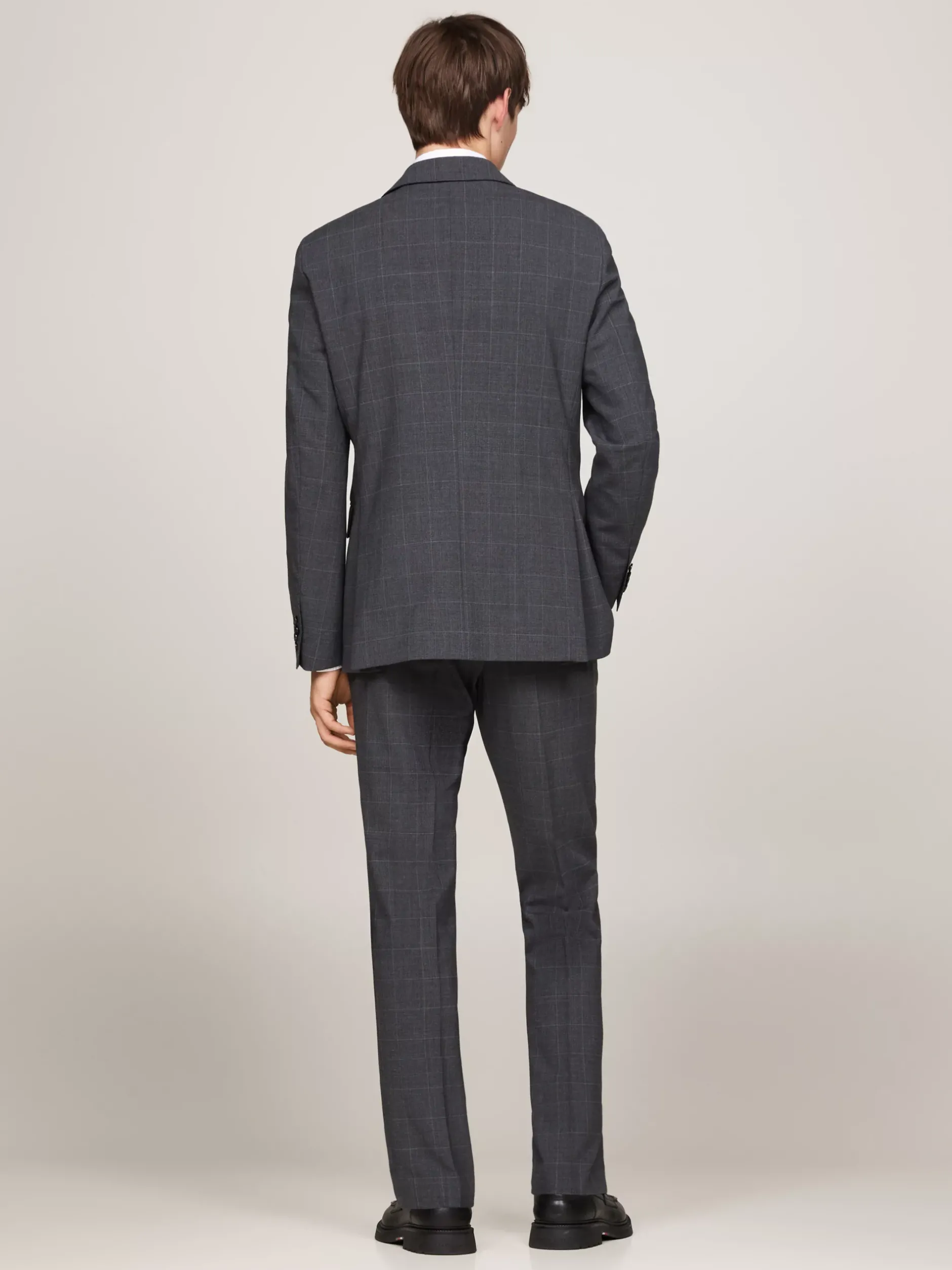 Garnitury I Kostiumy*Tommy Hilfiger Dwuczęściowy Garnitur W Kratę GREY