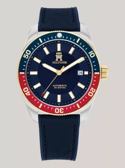 Zegarki*Tommy Hilfiger Dwukolorowy Zegarek Ze Stali Nierdzewnej BLACK