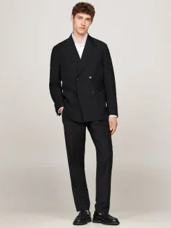 Garnitury I Kostiumy|Marynarki*Tommy Hilfiger Dwurzędowa Marynarka BLACK