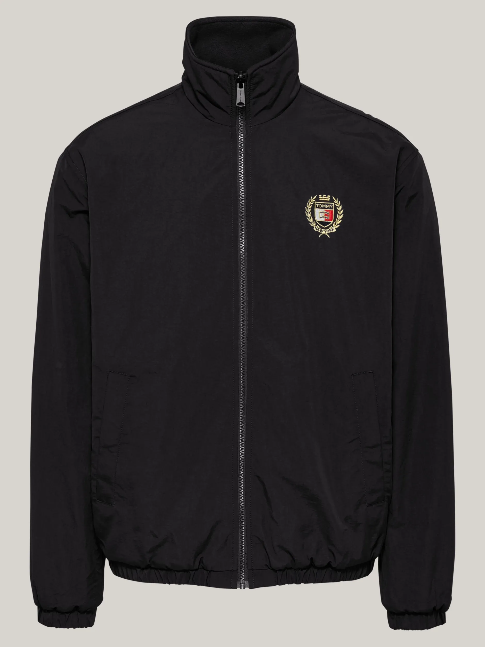 Kurtki & Płaszcze|Bomberki*Tommy Hilfiger Dwustronna Kurtka O Luźnym Kroju Z Polaru BLACK