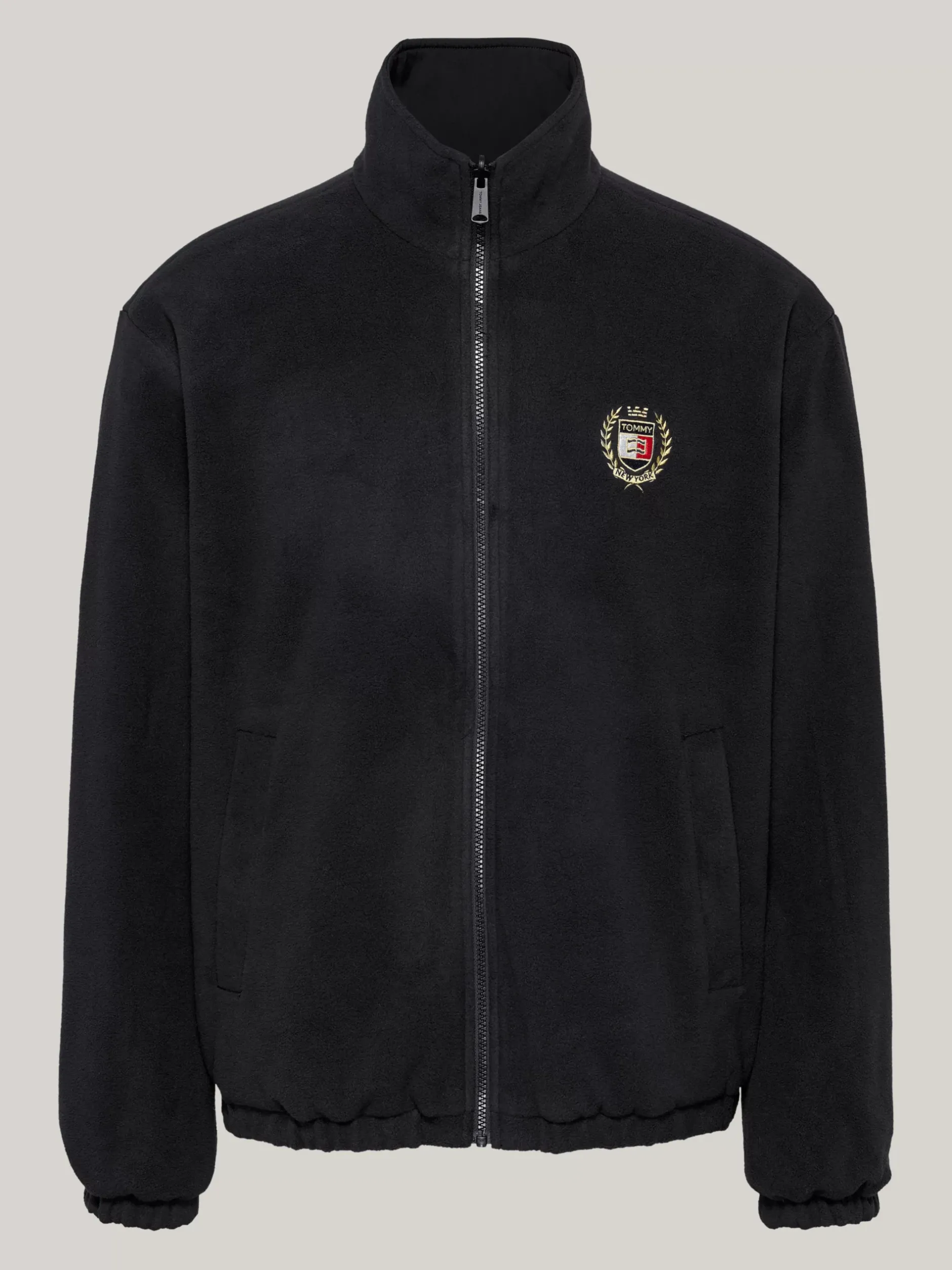 Kurtki & Płaszcze|Bomberki*Tommy Hilfiger Dwustronna Kurtka O Luźnym Kroju Z Polaru BLACK