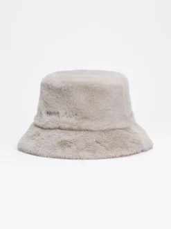 Czapki I Szaliki*Tommy Hilfiger Dwustronny Kapelusz Rybacki SILVER GREY / BALLET PINK