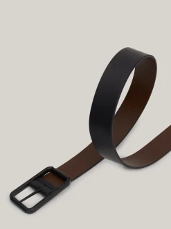 Paski*Tommy Hilfiger Dwustronny Pasek Skórzany BLACK / COGNAC