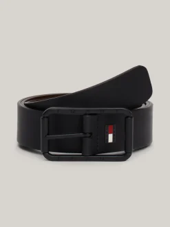 Paski*Tommy Hilfiger Dwustronny Pasek Skórzany BLACK / COGNAC