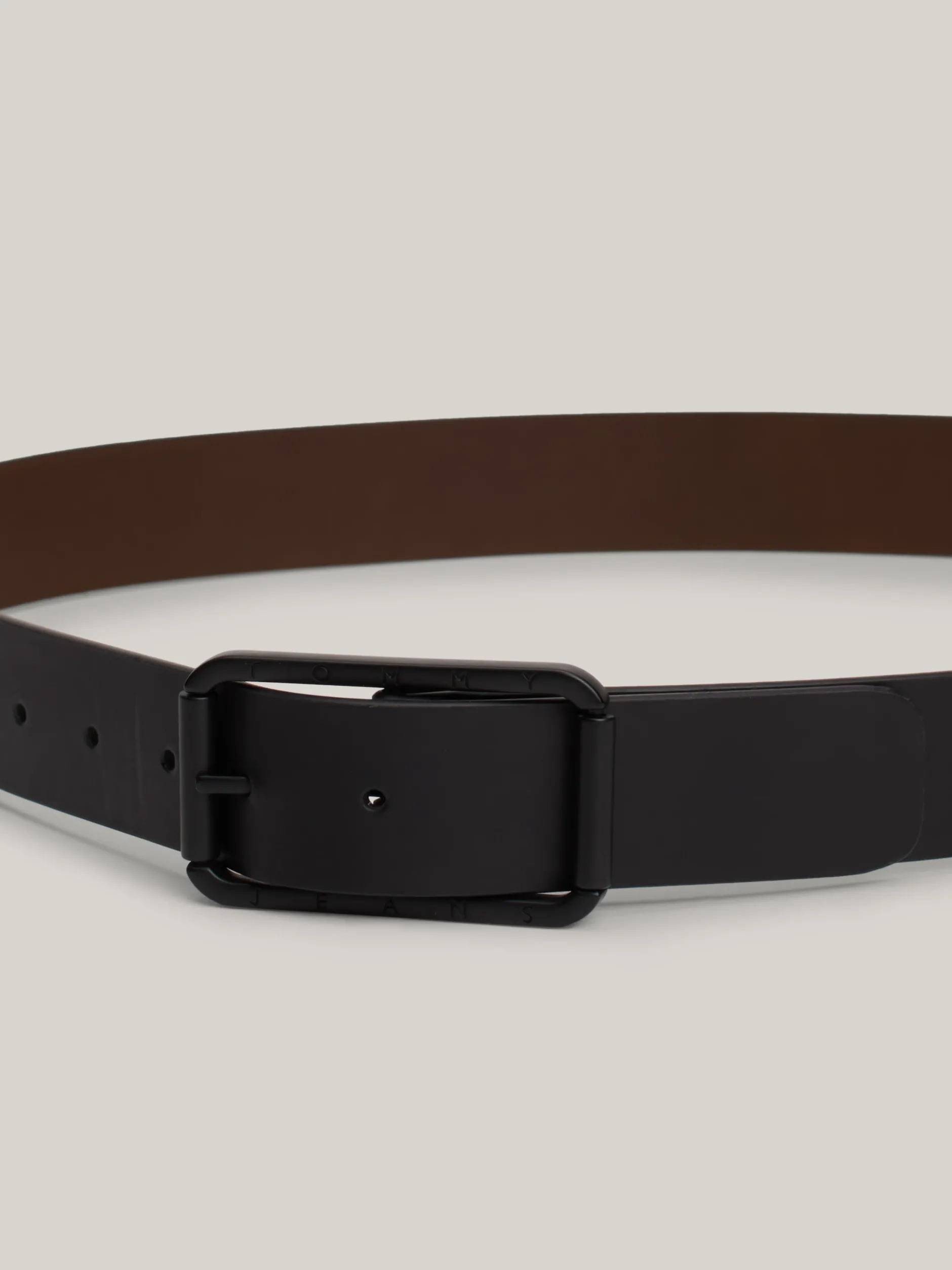 Paski*Tommy Hilfiger Dwustronny Pasek Skórzany BLACK / COGNAC