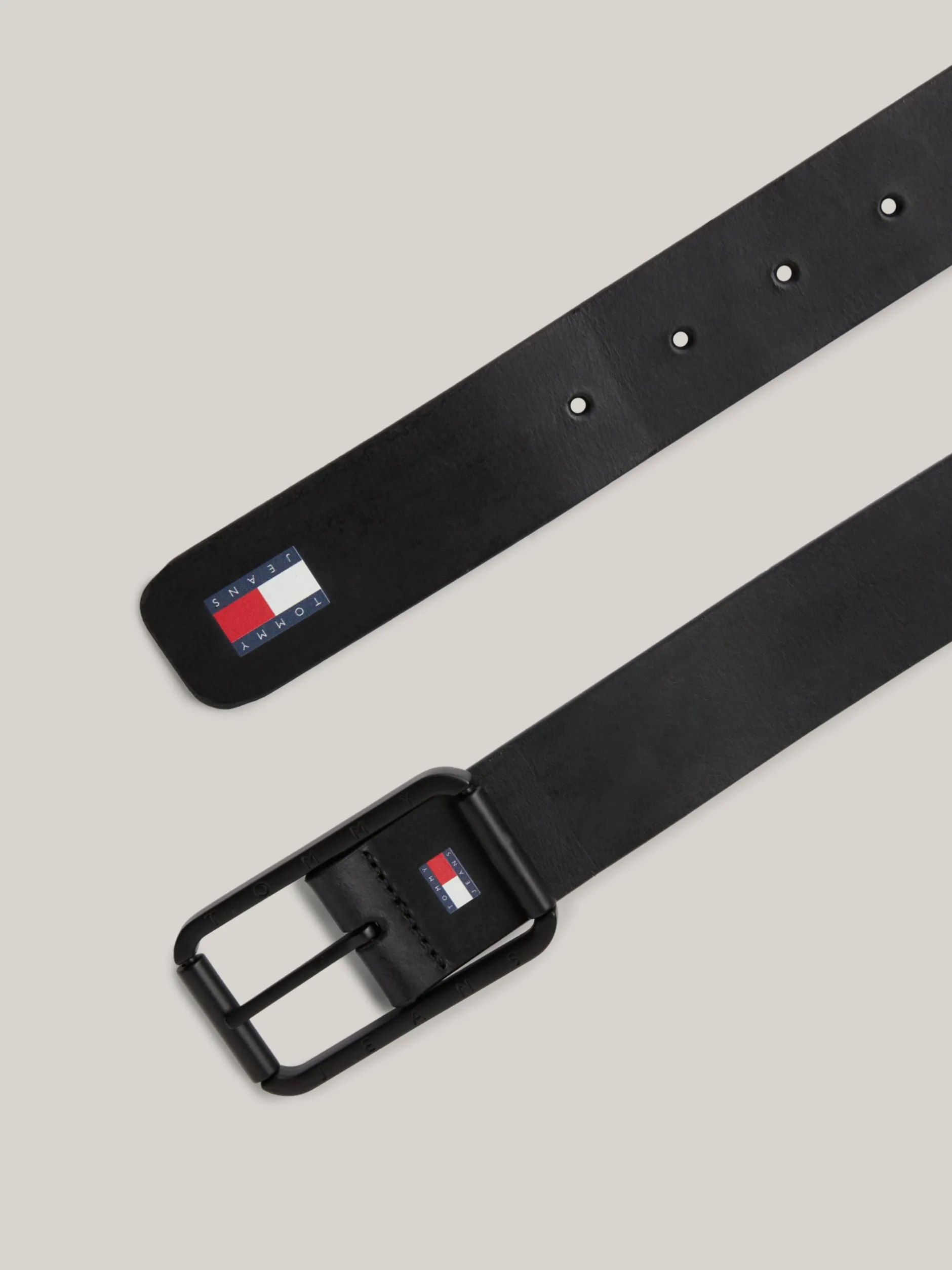 Paski*Tommy Hilfiger Dwustronny Pasek Ze Skóry BLACK / DARK NIGHT NAVY