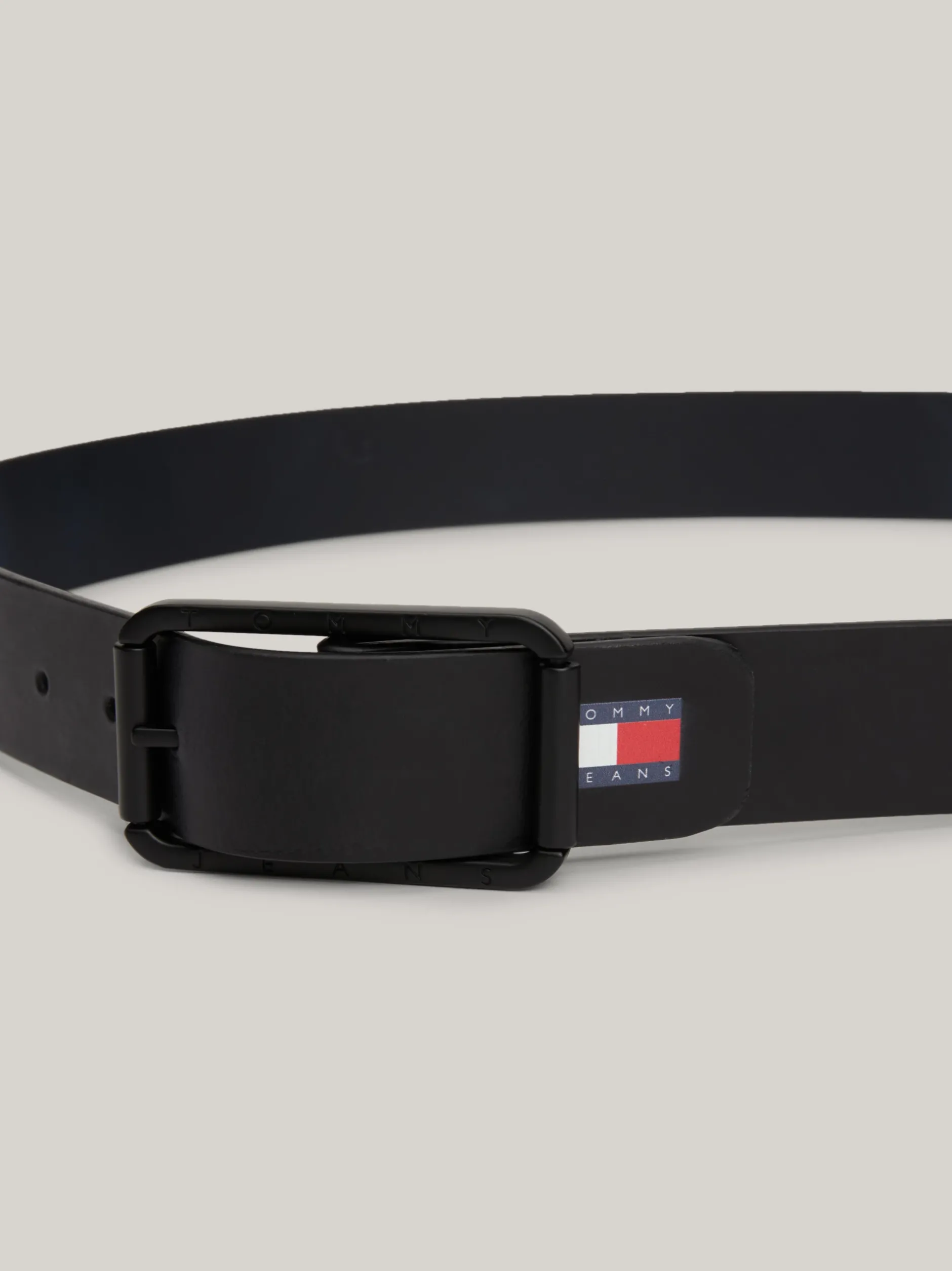 Paski*Tommy Hilfiger Dwustronny Pasek Ze Skóry BLACK / DARK NIGHT NAVY
