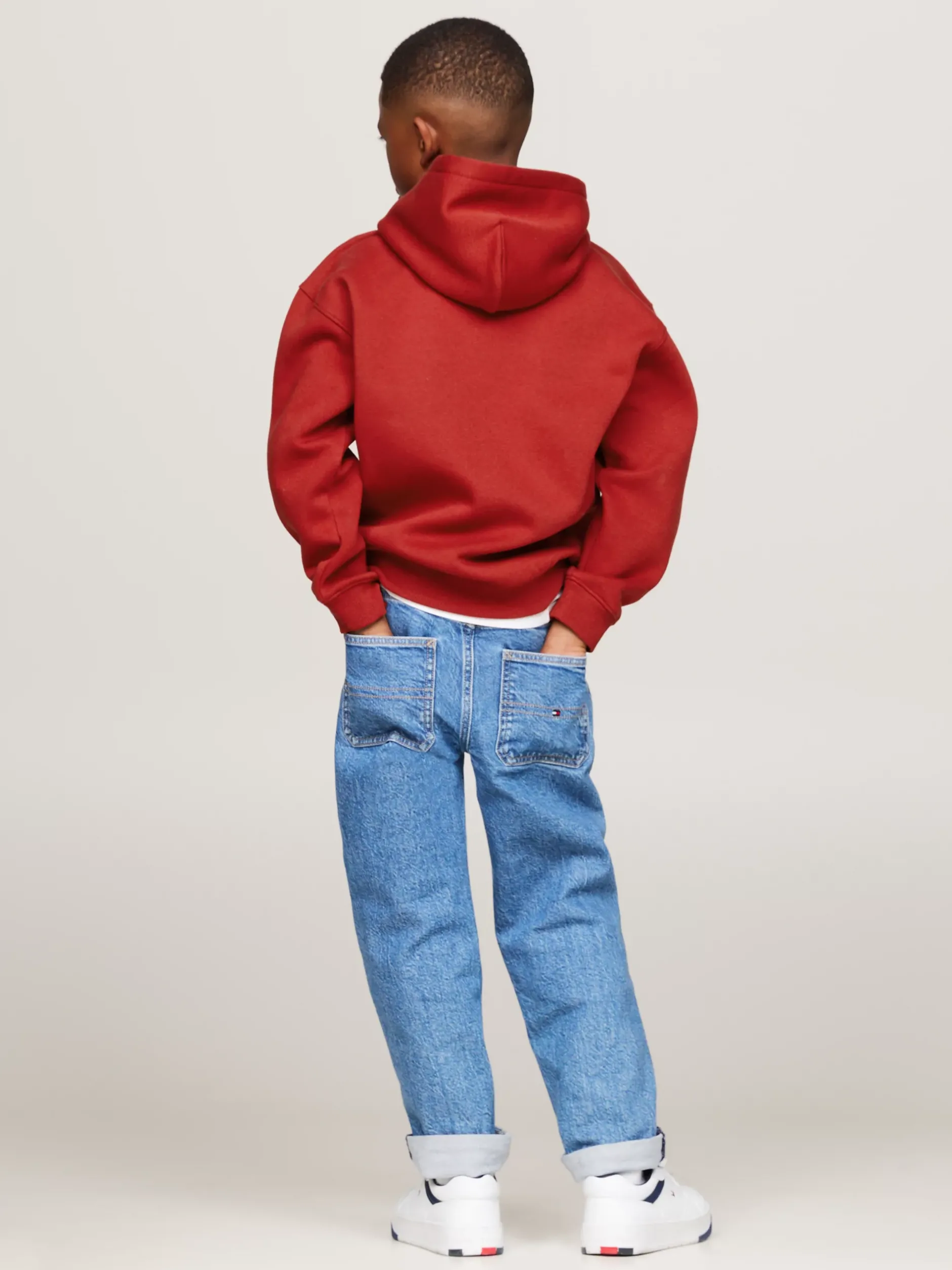 Bluzy Dresowe I Z Kapturem|Bluzy Dresowe I Z Kapturem*Tommy Hilfiger Dzianinowa Bluza Essential Z Kapturem DARK MAGMA