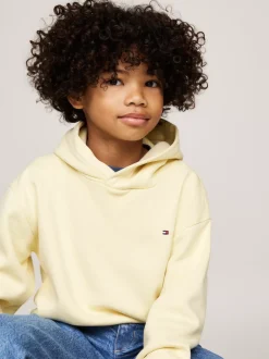 Bluzy Dresowe I Z Kapturem|Bluzy Dresowe I Z Kapturem*Tommy Hilfiger Dzianinowa Bluza Essential Z Kapturem LEMON ZEST
