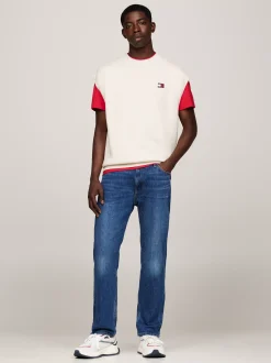 Swetry Z Okrągłym Dekoltem|Dzianina*Tommy Hilfiger Dzianinowa Kamizelka Z Naszywką Tommy NEWSPRINT