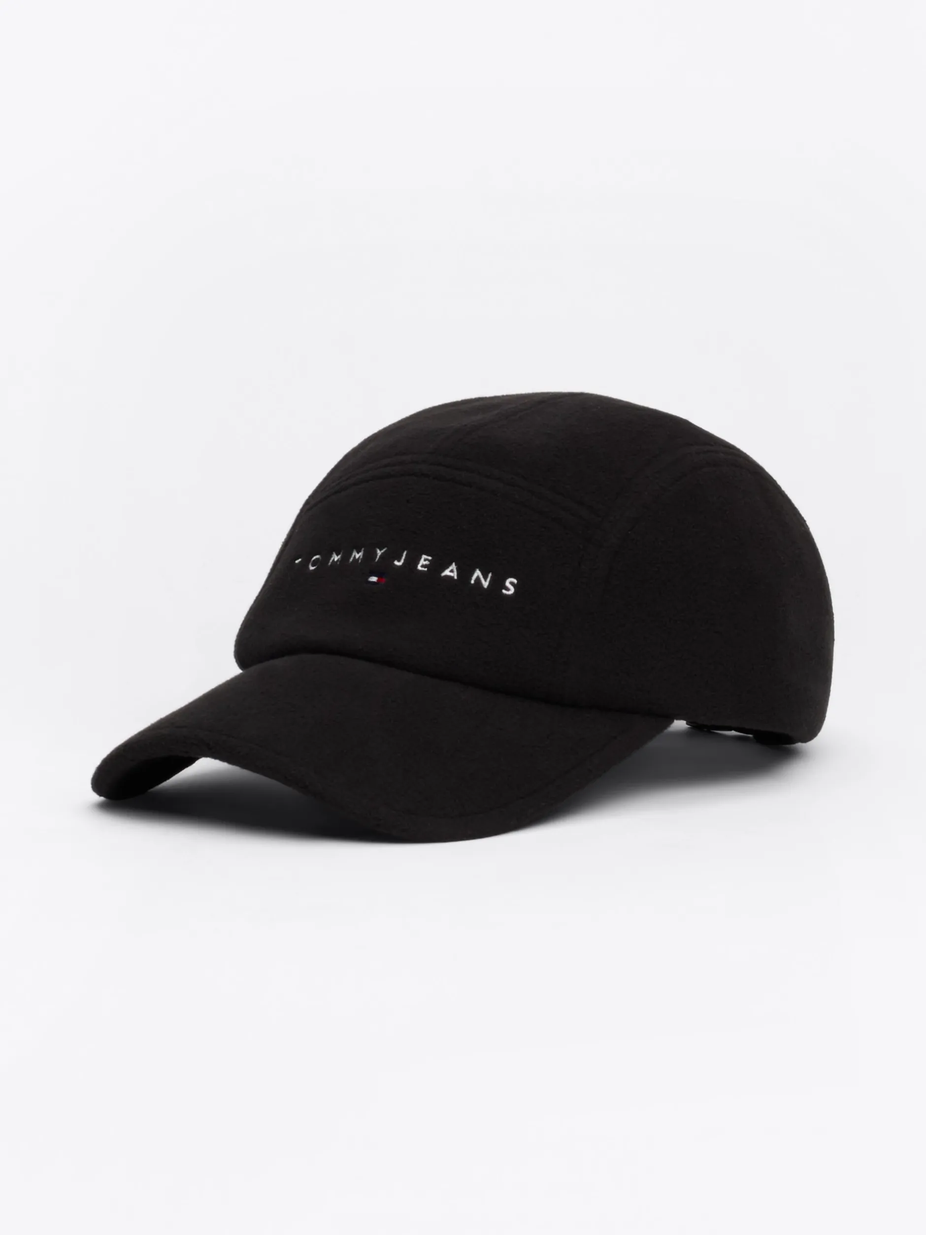 Czapki Z Daszkiem|Czapki I Szaliki*Tommy Hilfiger Dzianinowa 5-panelowa Czapka Z Daszkiem BLACK