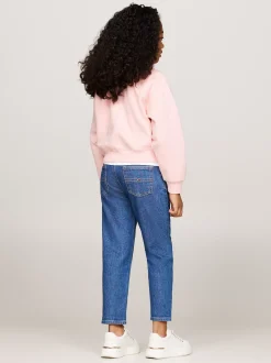 Bluzy Dresowe I Z Kapturem*Tommy Hilfiger Dzianinowy Sweter Essential O Regularnym Kroju SOFT ROSE