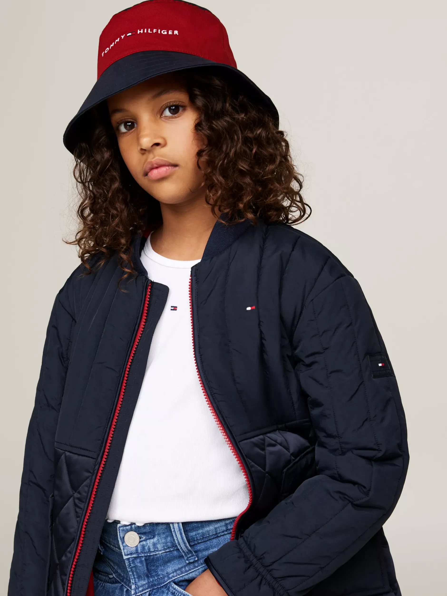 Obuwie I Akcesoria|Obuwie I Akcesoria*Tommy Hilfiger Dziecięcy Kapelusz Rybacki Essential DARK MAGMA COLORBLOCK