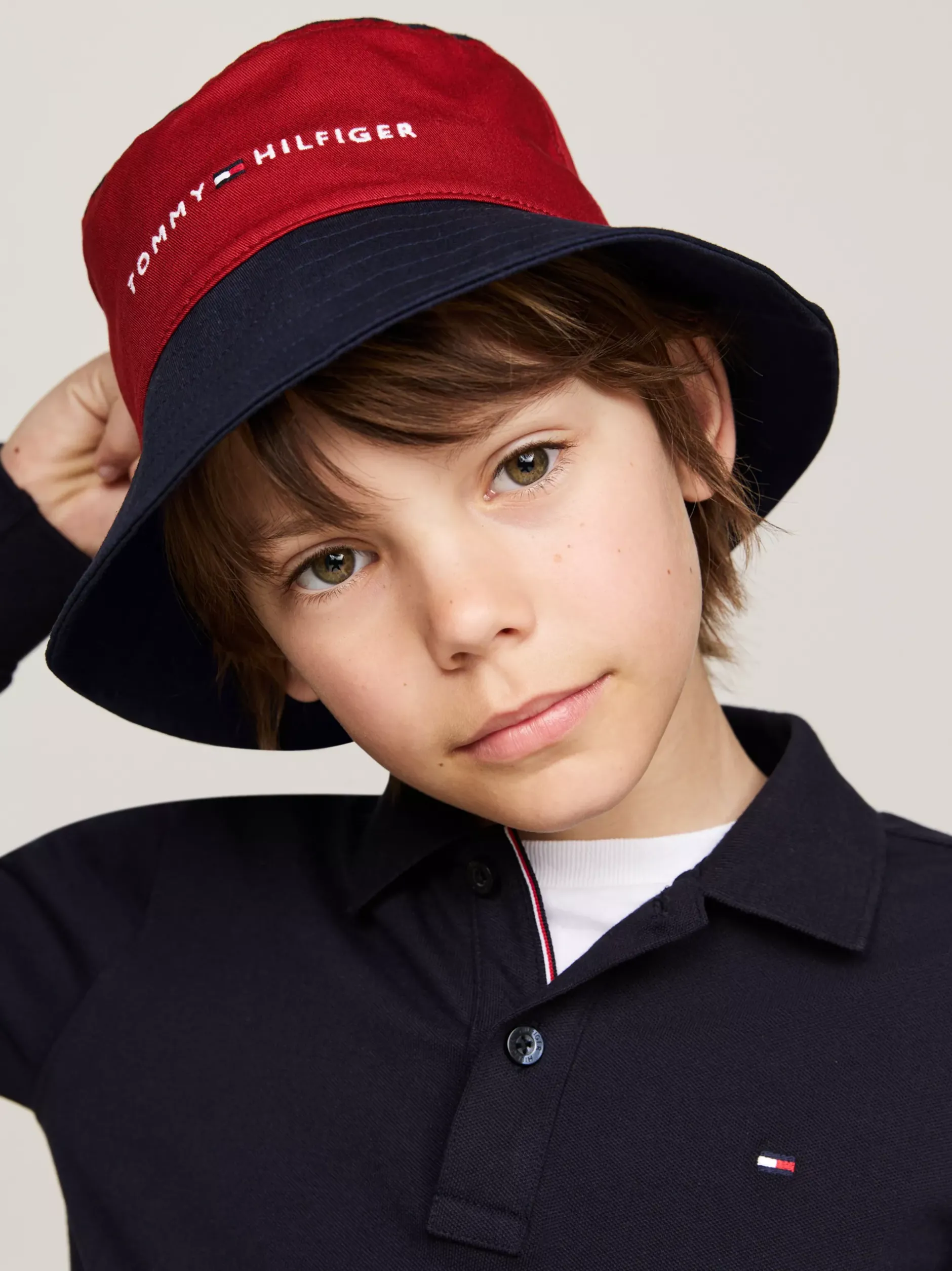 Obuwie I Akcesoria|Obuwie I Akcesoria*Tommy Hilfiger Dziecięcy Kapelusz Rybacki Essential DARK MAGMA COLORBLOCK
