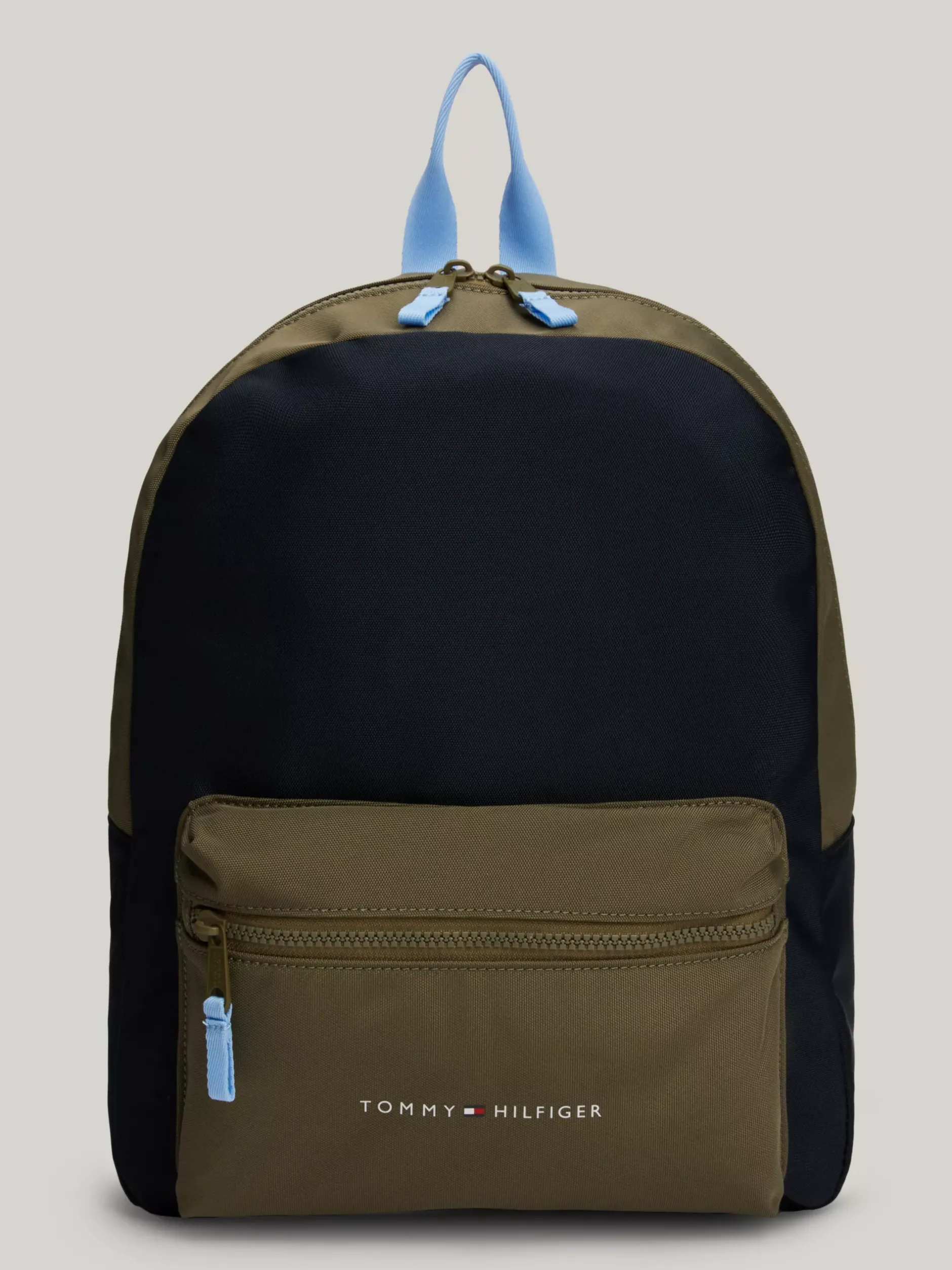Obuwie I Akcesoria|Obuwie I Akcesoria*Tommy Hilfiger Dziecięcy Plecak Essential Z Blokami Kolorów SPACE BLUE UTILITY OLIVE COLORBLOCK