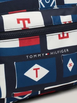 Obuwie I Akcesoria|Obuwie I Akcesoria*Tommy Hilfiger Dziecięcy Plecak Essential Z Nadrukiem SPACE BLUE ALLOVER FLAGS