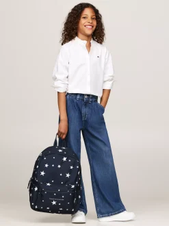 Obuwie I Akcesoria|Obuwie I Akcesoria*Tommy Hilfiger Dziecięcy Plecak Essential Z Nadrukiem SPACE BLUE ALLOVER STARS
