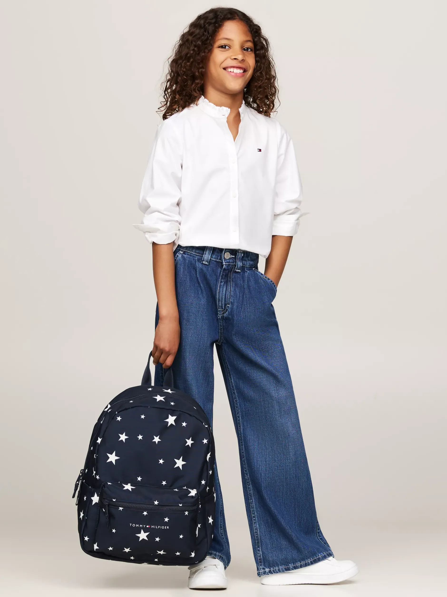 Obuwie I Akcesoria|Obuwie I Akcesoria*Tommy Hilfiger Dziecięcy Plecak Essential Z Nadrukiem SPACE BLUE ALLOVER STARS