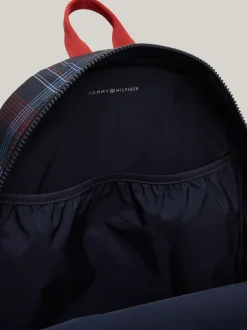 Obuwie I Akcesoria|Obuwie I Akcesoria*Tommy Hilfiger Dziecięcy Plecak W Kratę W Kolorach Marki SPACE BLUE GLOBAL CHECK