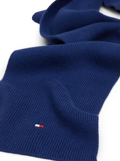 Obuwie I Akcesoria|Obuwie I Akcesoria*Tommy Hilfiger Dziecięcy Szalik Essential Z Haftowanym Logo BLUE INK