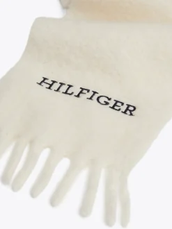 Obuwie I Akcesoria|Obuwie I Akcesoria*Tommy Hilfiger Dziecięcy Szalik Z Logo Hilfiger Monotype ANCIENT WHITE