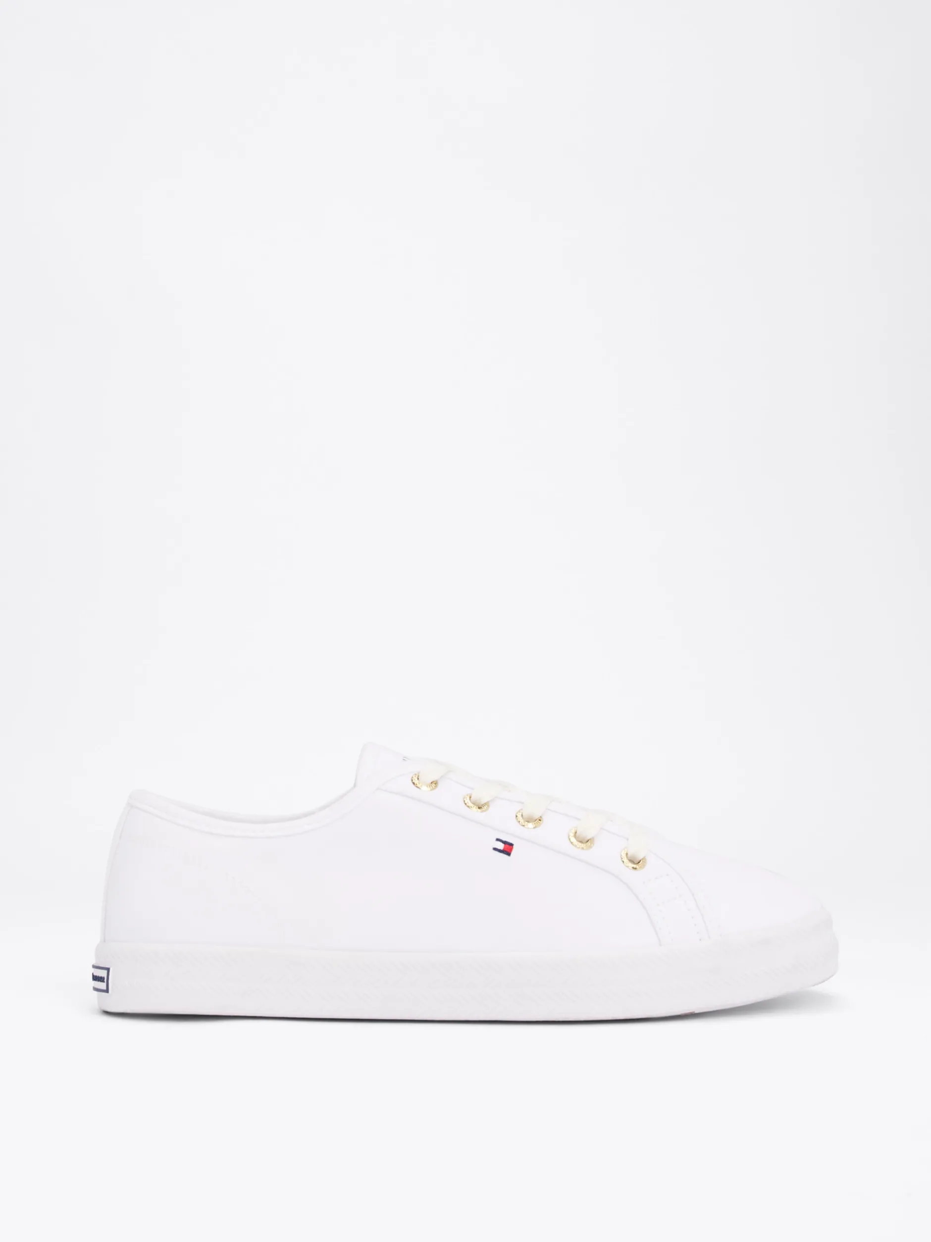 Sneakersy*Tommy Hilfiger Żeglarskie Tenisówki Essential WHITE