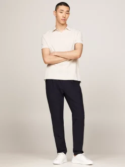 Koszulki Polo*Tommy Hilfiger Elegancka Koszulka Polo O Regularnym Kroju CLASSIC BEIGE / ECRU