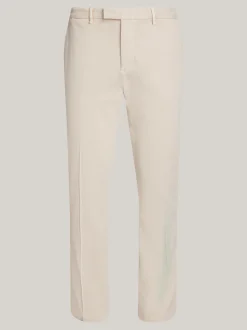 Spodnie*Tommy Hilfiger Eleganckie Chinosy Denton Farbowane Po Uszyciu CLASSIC BEIGE