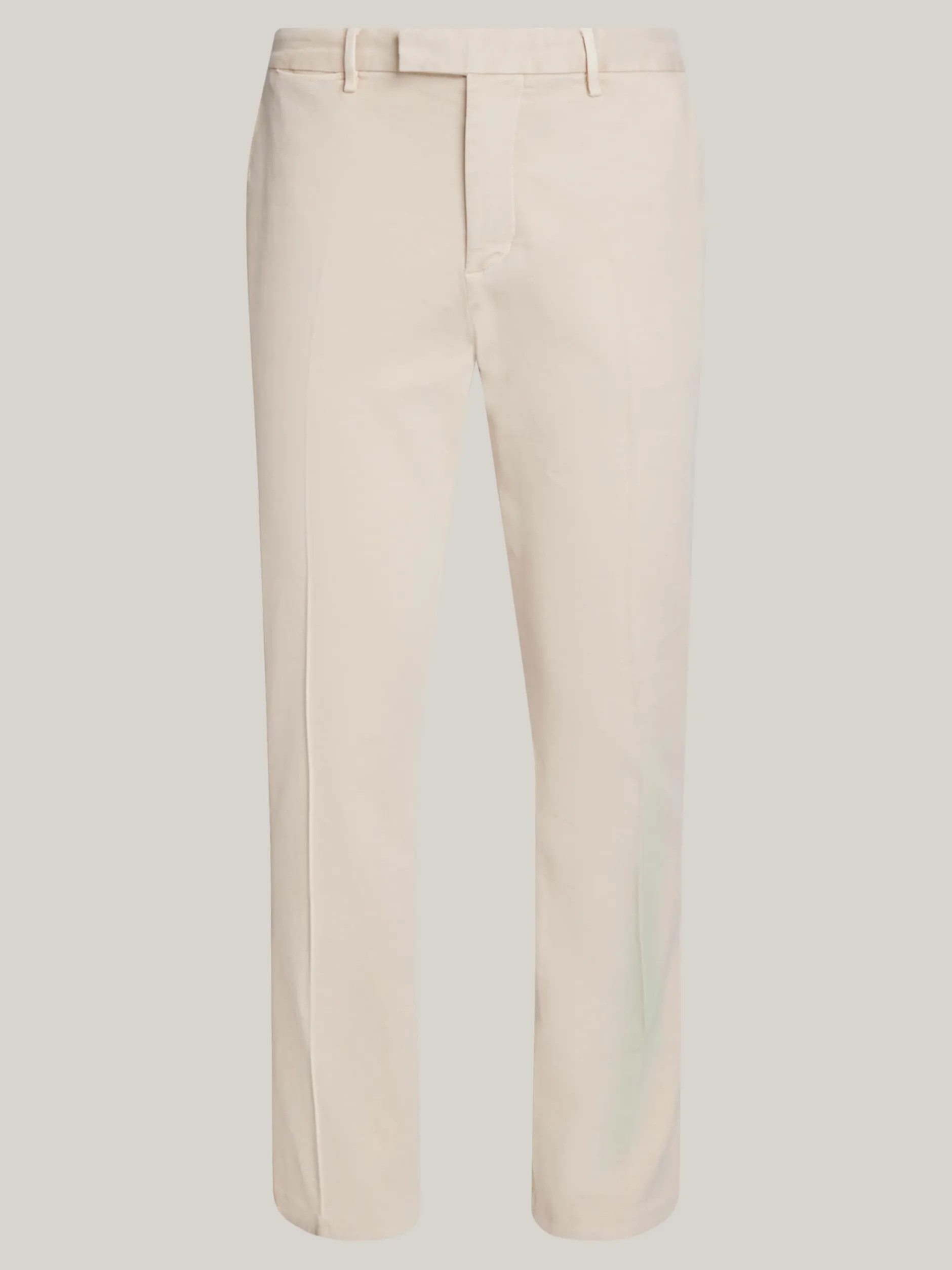 Spodnie*Tommy Hilfiger Eleganckie Chinosy Denton Farbowane Po Uszyciu CLASSIC BEIGE