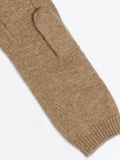 Rękawiczki|Czapki I Szaliki*Tommy Hilfiger Eleganckie Rękawiczki Kaszmirowe CAMEL MELANGE