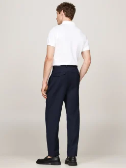 Garnitury I Kostiumy|Spodnie*Tommy Hilfiger Eleganckie Spodnie Z Zaszewkami BLUE