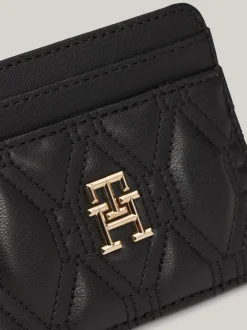 Portfele & Breloczki Do Kluczy*Tommy Hilfiger Etui Na Karty Z Monogramem TH BLACK