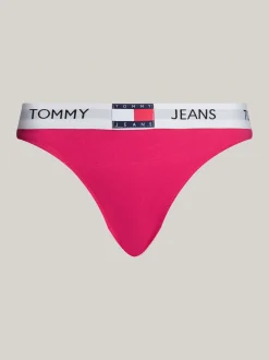 Figi|Bielizna*Tommy Hilfiger Figi Heritage Z Powtórzonym Logo Na Pasku GYPSY ROSE