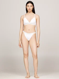 Figi|Bielizna*Tommy Hilfiger Figi O Fasonie Tanga Z Logo Hilfiger Monotype WHITE