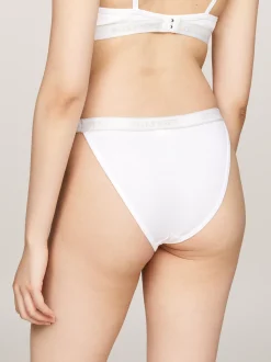 Figi|Bielizna*Tommy Hilfiger Figi O Fasonie Tanga Z Logo Hilfiger Monotype WHITE