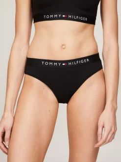 Figi|Bielizna*Tommy Hilfiger Figi TH Original Z Logo Na Pasku BLACK