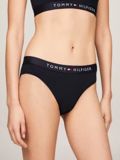 Figi|Bielizna*Tommy Hilfiger Figi TH Original Z Logo Na Pasku DESERT SKY