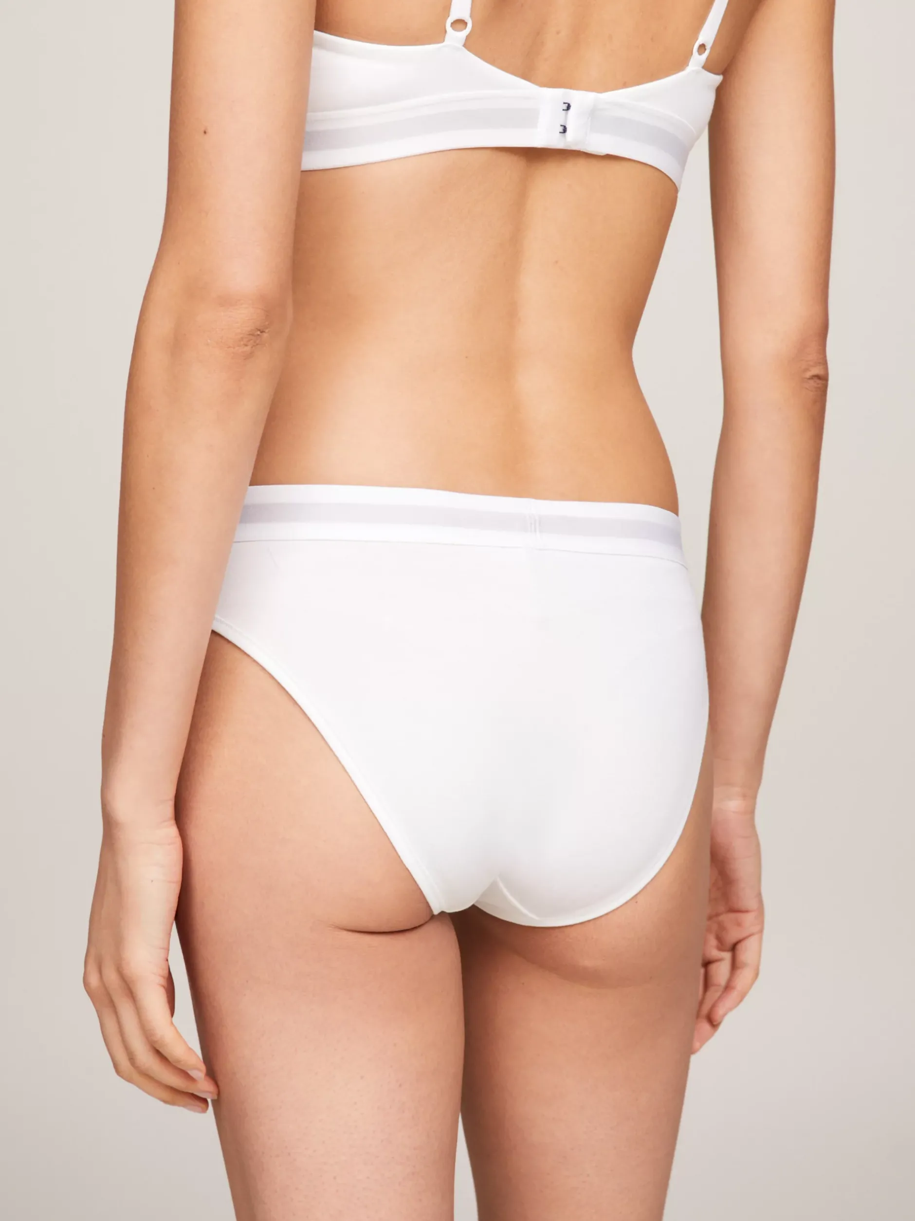 Figi|Bielizna*Tommy Hilfiger Figi TH Original Z Logo Na Pasku WHITE