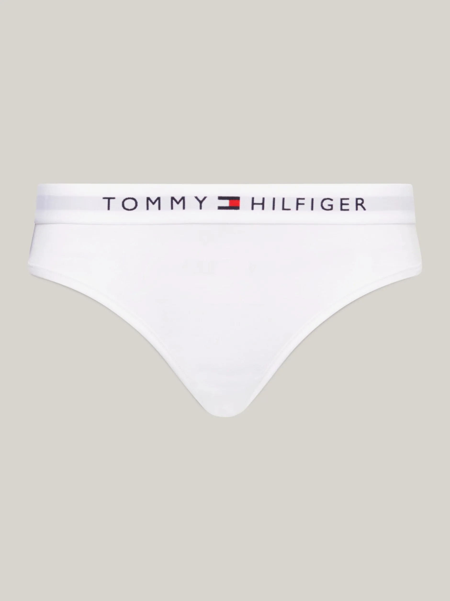 Figi|Bielizna*Tommy Hilfiger Figi TH Original Z Logo Na Pasku WHITE