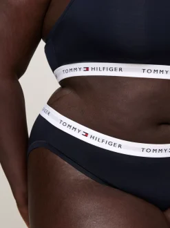 Figi|Bielizna*Tommy Hilfiger Figi Tommy Icon Curve Z Logo Na Pasku DESERT SKY